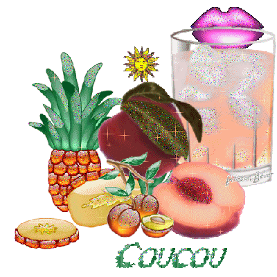 gif coucou ( fruits )